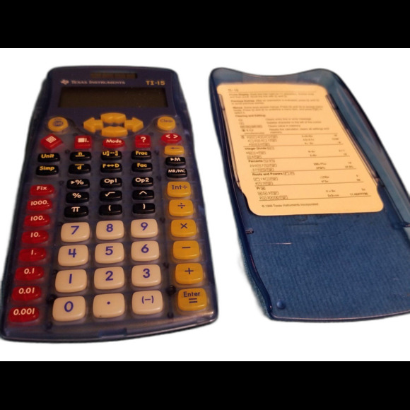 Texas Instruments TI 15 Scientific Calculator - Picture 3 of 6